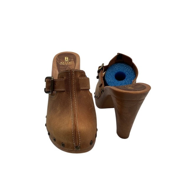 Bakers Brown Leather Clogs with Buckle size 7 - Picture 7 of 9